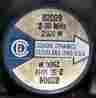 82009 2500h Coaxial Dynamics Wattmeter Element Slug 2500w 2.5kw 2-30 Mhz Bird 43 Dynam