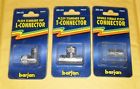 300-434 300-433 300-432 Barjan Lot Of Connectors Uhf Double Female