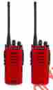 Atr-22red 400-470 2pack-atr-22red Amcrest Red Atr-22 Uhf Mhz Two Way Ham Radio Walkie Talkie 2 Pack Kit 859888005979