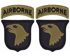 4337027383 Military Uniform Supply Airborne Division Ocp Patch Tab 707581496825