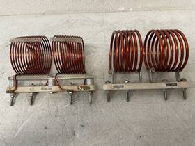 500hcf20 Meter Lot Of 2 Air-wound Coils P/n Without Riginal Packaging - Vintage