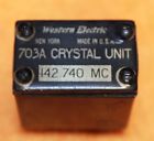 142.740 703a Unspecified Western Electric Crystal Unit Mc Untested
