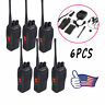 743828216528 Pack Walkie Talkie Headset Two Way Radio Long