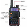 7580039 Dual Two Way Ham Radio Transceiver Walkie Talkie Baofeng Brand