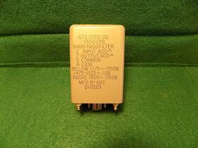 D10229 Adc 1500hz 50hz W Band Pass Filter 600 Ohm Octal Plug-in Pulled F/ Working Equipment