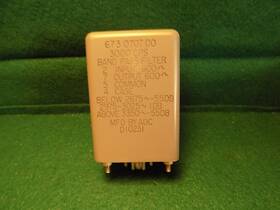 D10231 Adc 3000hz 50hz W Band Pass Filter 600 Ohm Octal Plug-in Pulled F/ Working Equipment
