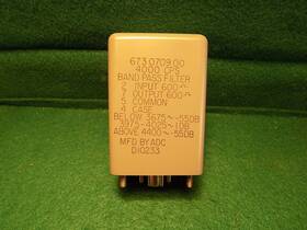D10233 Adc 4000hz 50hz W Band Pass Filter 600 Ohm Octal Plug-in Pulled F/ Working Equipment