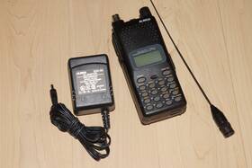 Dj-296t Alinco 220 Mhz Vhf Talkie Radio With Edc-93 Ac Adapter Batt Works