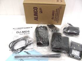 Dj-md5xtg Alinco 2nd Gen Md5 Dual Band Vhf Uhf Handheld Digital Transceiver &box