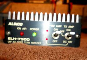 Elh-730d Alinco Uhf 430-450mhz Amplifier With Oem Manual