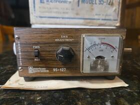 95-127 American Electronics Swr Bridge Field Strength Meter Cb Ham Sw Radio Usa