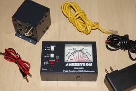 Awm-35bh Ameritron Cross Needle Peak Reading Swr Wattmeter W Remote Sensor