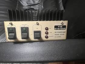 0510g Amp 0501g Te Systems Model Rf Power 50-54mhz