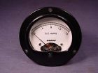 Amp Beede 0-1.6 Meter Finish Bakelite Excellent Panel 3.5 Vintage " Tested