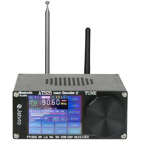 Ats-25max Anysecu Decoder Ii Bluetooth Audio Full Band Radio Receiver 2.4in Touch Screen