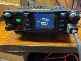 At-d578uv Anytone 578uvlll Pro Tri Band Ham Radio With Blue Tooth And Gps