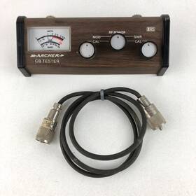 21-526 Archer Vintage 3 Way Cb Tester With Cable - Not Tested