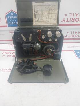 Tg-5-a Army Signal Corps Tg-5 Antique Wwii Usa Telegraph Set Estate Pth