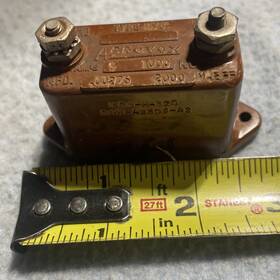 00275 Arrovox .00275 Vintage Arevox Ham Radio Transmitter Capacitor..00275uf 2000v Eff