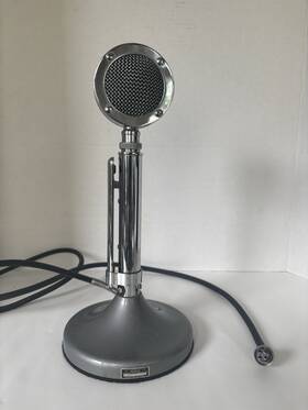 D-104c Astatic Vintage Microphone On Pre-amplified Base