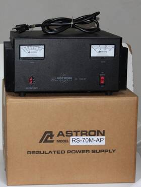 Rs-70m-ap Astron Model Linear Power Supply Ham Radio Usa Made - Mint In Box