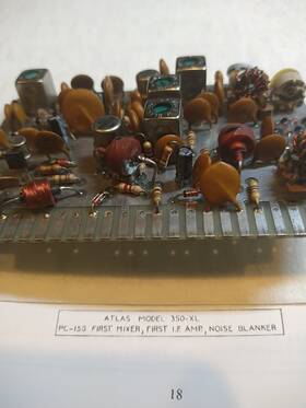 P.c.-150 Atlas P.c. Board Pc-150 First Mixer I.f. Amp Noise Blanker For Use In 350xl