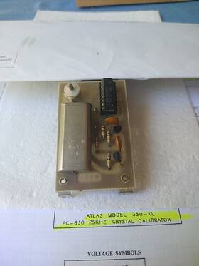 Pc-850 Atlas Pc.850 Pc. Module Model 350-xl 25khz Crystal Calibrator