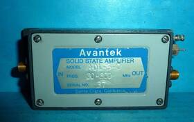 Adl-3-0 Avantek Solid State Amplifier 30-300mhz Good Condition