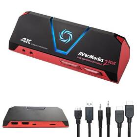 Gc513 Avermedia 795522965653 Live Gamer Portable 2 Plus Capture Card 4k Pass-through 1080p60 Game
