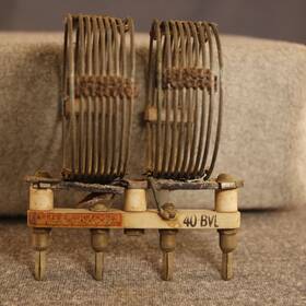 40-bvl Barker & Williamson And Williams B&w 40 Bvl Meters Tuning Coil Plugin Type Needs Tlc