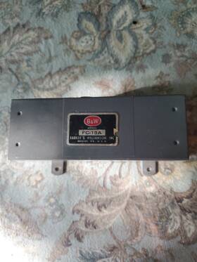 Fc-15 Barker & Williamson And Grounded Grid Amplifier Filament Choke