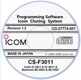 Cs-f3011 Bearcom Bc100u/bc100v Programmingsoftware Icom Rev. 1.2