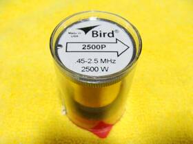 0-2500w Bird 2500p Plug-in Element / Slug 2.5kw .45-2.5mhz For 43 Wattmeter