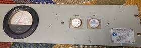 3122 Bird Thruline Radio Repeater 19 Inch Rack Mount Panel 50 Ohm Wattmeter With Slugs