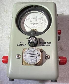 4431 Bird Wattmeter Built-in Rf Sampler With 3 Slugs Free Shipping