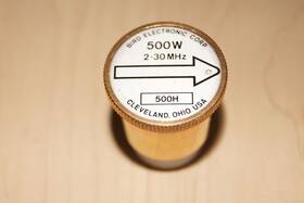 Bird-500h Bird 43 500h 2-30 Mhz 500 Watts Wattmeter Element