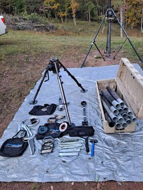 Bsm3-w-l315-al3-000 Bluesky Mast Al3 3.5 Inch System 15m 49ft Ham Radio Cell Wifi Weather Stations