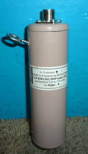 B2klis0 Buxcomm 5kw Ssb Line Isolator 1.5-175mhz Excellent Condition