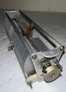 153-507 Cardwell 154-507 Dual Section Air Variable Capacitor 3000 Volt 15-196 Pf