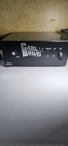 Carl Built Ct40012 Base Amp Ssb Radio Amplifier With Preamp 115 Vac Black