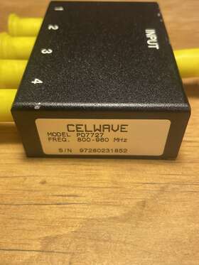 Pd7727 Celwave 445235010081 Splitter Frequency 800-960 Mhz Rx 4 Port Coupler