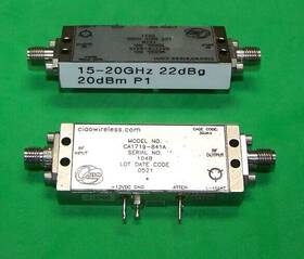 C1719b Ciaowireless Rf Amplifier 15-20ghz 22db Gain 20dbm P1 0- 5v Attenuator Control