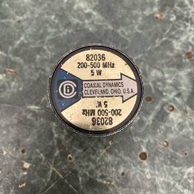 82036 Coaxial Dynamics Wattmeter Element 5w 200-500 Mhz Bird