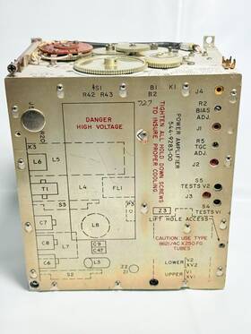 544-9283-00 Collins Vintage 618t-2 Transceiver Radio Military Airborne Power Amplifier Only