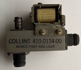 410-0134-00 Collins R83-2624 Vintage Aemco Rf Antenna Relay 115 Vdc Coil Untested