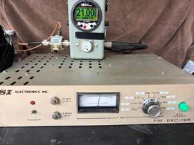 Qei-675 Csi Fm-20b Fm Exciter 20 Watts Out With Manual