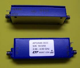 040-3033 Ctt Apo/040-3033 One Nice Medium Power Amplifier 2.0 - 4.0ghz 40db Gain 30dbm P1 1 Watt
