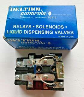 Deltrol 20245-81 Controls Dpdt Relay 12vdc Coil 25 Amps Continuous New In Box
