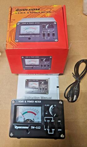 Sw-112hf Digital Surecom 120 Watt Swr-power Meter - New Won As Doorprize