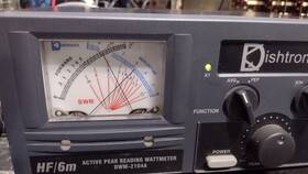 Dwm-2104a Dishtronix Hf/6m Active Peak Reading Power Wattmeter Ham/amateur Radio